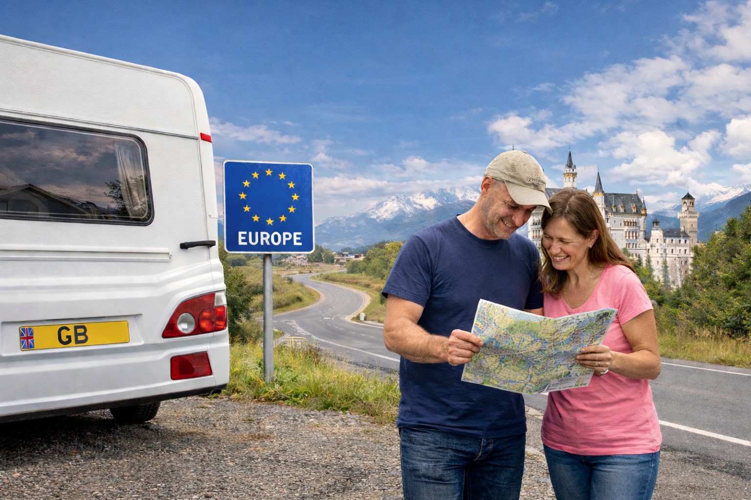 Exploring Europe with a road map